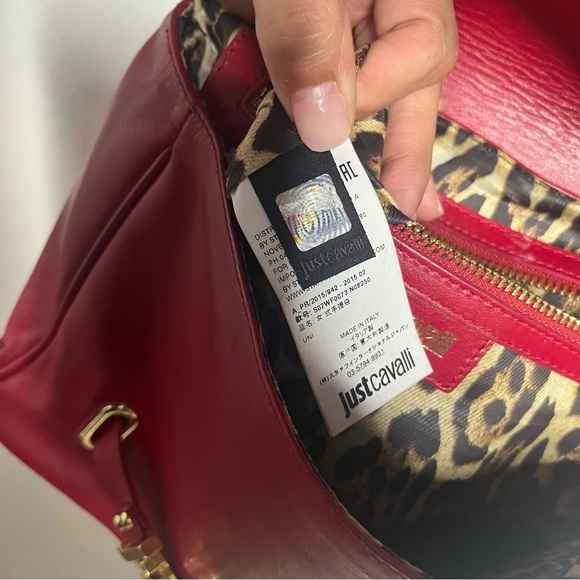 Just Cavalli Leather Handbag - Picture 10 of 10